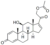 11beta,21-dihydroxypregna-1,4,16-triene-3,20-dione 21-acetate