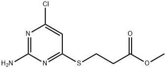 METHYL-(2-AMINO-6-CHLORO-PYRIMIDIN-4-YLTHIO)PROPANOATE