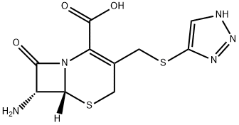 7-Amino-3-(1,2,3-triazol-4-ylthio)methyl cephalosporanic acid