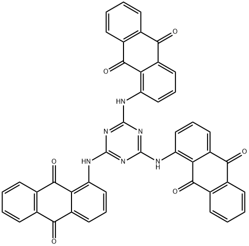 1,1',1''-(1,3,5-triazine-2,4,6-triyltriimino)trisanthraquinone