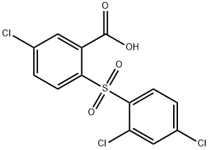 5-Chloro-2-[(2,4-dichlorophenyl)sulfonyl]benzoic acid
