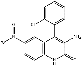 3-AMino-4-(2-chlorophenyl)-6-nitro-2(1H)-quinolinone