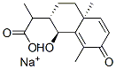 sodium [1S-[1alpha,2beta(R*),4abeta]]-1,2,3,4,4a,7-hexahydro-1-hydroxy-alpha,4a,8-trimethyl-7-oxonaphthalene-2-acetate