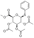 .beta.-D-Glucopyranosiduronic acid, phenyl 1-thio-, methyl ester, triacetate