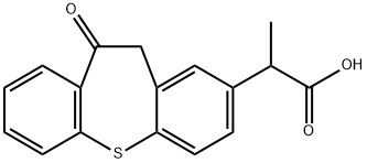 10,11-Dihydro-alpha-methyl-10-oxo-dibenzo[b,f]thiepin-2-acetic acid