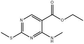 ETHYL 4-(METHYLAMINO)-2-(METHYLSULFANYL)-5-PYRIMIDINECARBOXYLATE