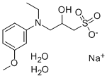 N-Ethyl-N-(2-hydroxy-3-sulfopropyl)-3-methoxyaniline sodium salt dihydrate