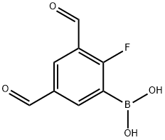 3,5-DIFORMYL-2-FLUOROPHENYLBORONIC ACID