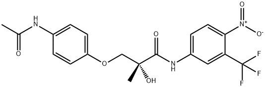 R-3-(4-acetylamino-phenoxy)-2-hydroxy-2-methyl-N-(4-nitro-3-trifluoromethyl-phenyl)-propionamide