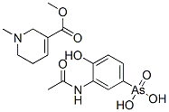 methyl 1,2,5,6-tetrahydro-1-methylnicotinate, mono[(3-acetamido-4-hydroxyphenyl)arsonate] 