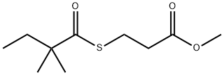 3-[(2,2-Dimethyl-1-oxobutyl)thio]propanoic acid methyl ester