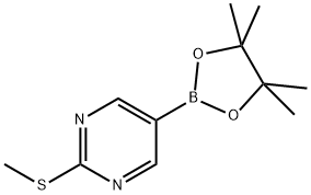 2-(METHYLTHIO)PYRIMIDINE-5-BORONIC ACID PINACOL ESTER