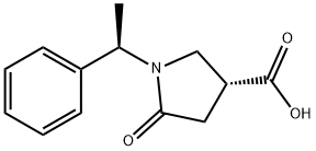 (1'R, 3R)-1-(1'-PHENYLETHYL)-5-OXO-3-PYRROLIDINE CARBOXYLIC ACID