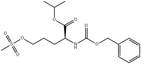 L-Norvaline, 5-[(methylsulfonyl)oxy]-N-[(phenylmethoxy)carbonyl]-, 1-methylethyl ester