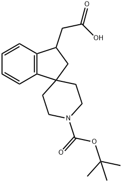 2-(1'-(tert-butoxycarbonyl)-2,3-dihydrospiro[indene-1,4'-piperidine]-3-yl)acetic acid