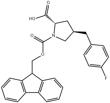 (2S,4R)-FMOC-4-(4-FLUOROBENZYL)-PYRROLIDINE-2-CARBOXYLIC ACID