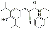 (E)-N-(3''-PHENYLPROPYL-ALPHA-CYANO-3'-5'-DIISOPROPYL-4'-HYDROXYCINNAMAMIDE)