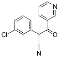 2-(3-CHLOROPHENYL)-2-CYANO-1-(3-PYRIDINYL)-1-ETHANONE